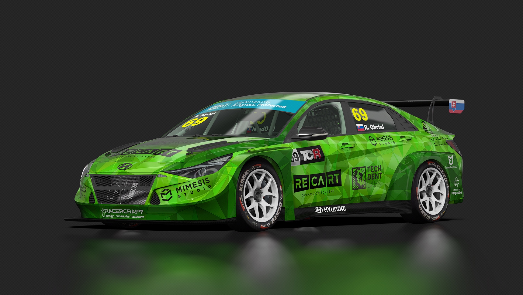 Hyundai Elantra N TCR — ливрея 69 Obrtal