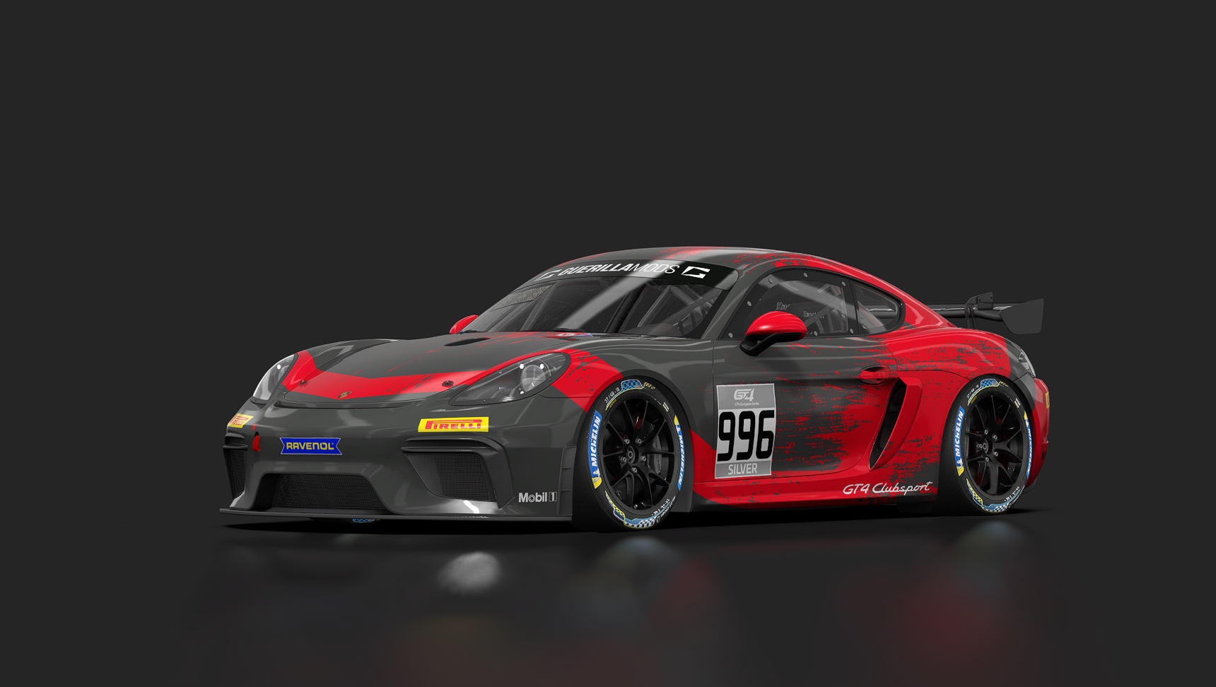 GT4 European Series (Fictional) - Porsche Motorsport (Red) #996