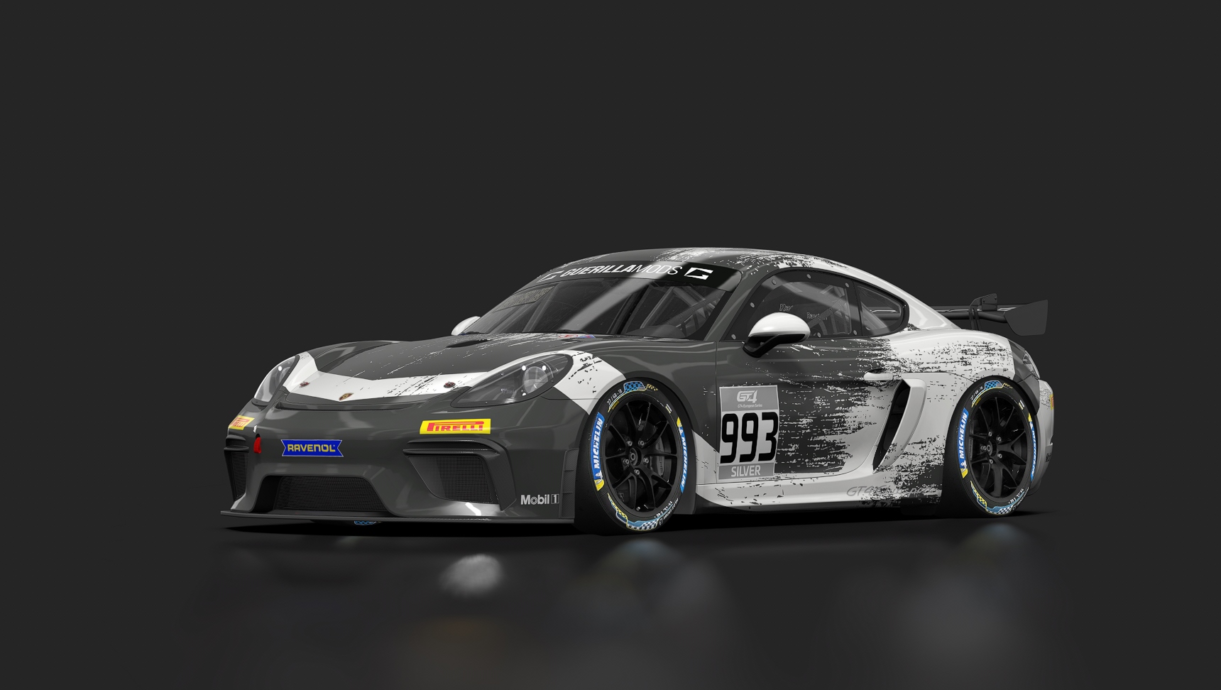 GT4 European Series (Fictional) - Porsche Motorsport (White) #993