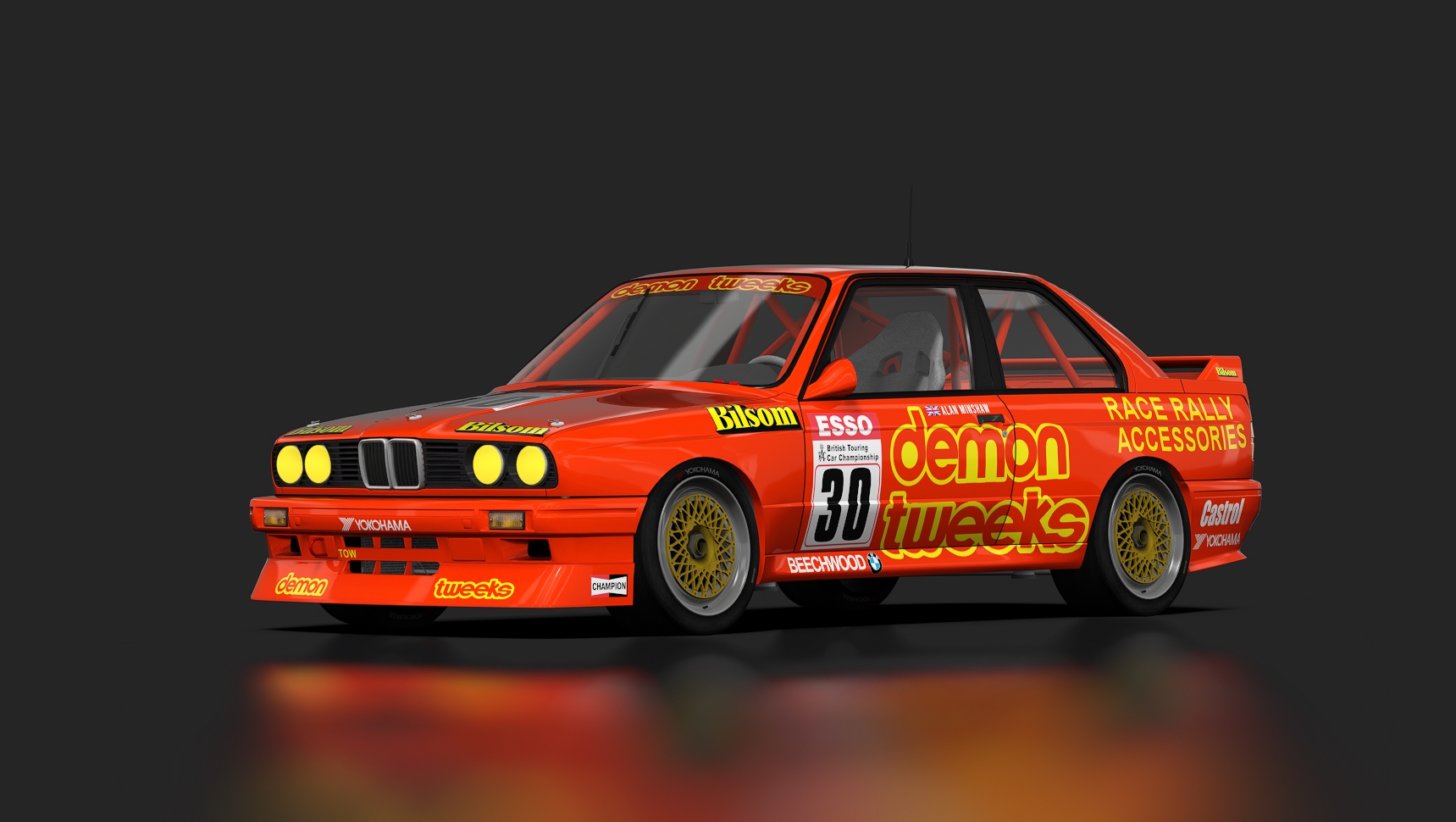 BMW M3 Evo BTCC — ливрея Alan Minshaw