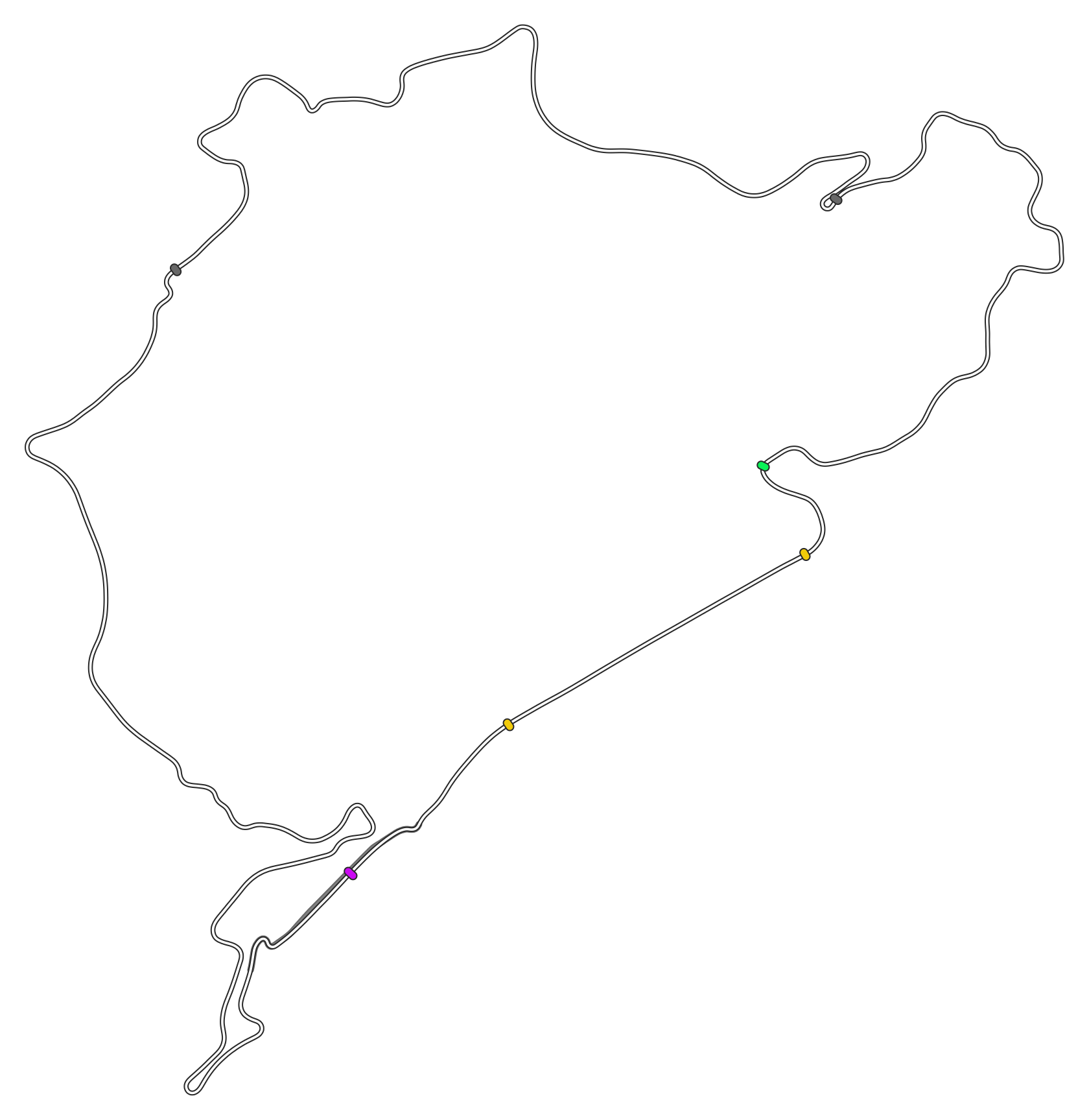 Схема Nordschleife-endurance