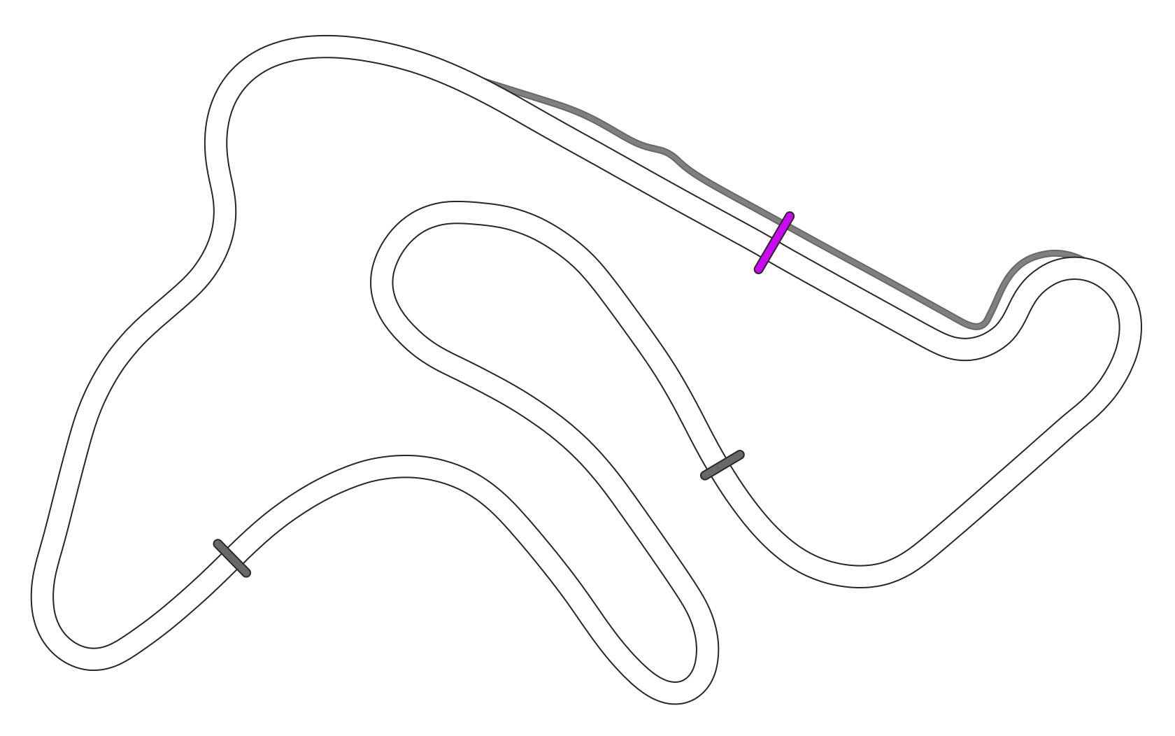 Схема трассы Nring SMP layout