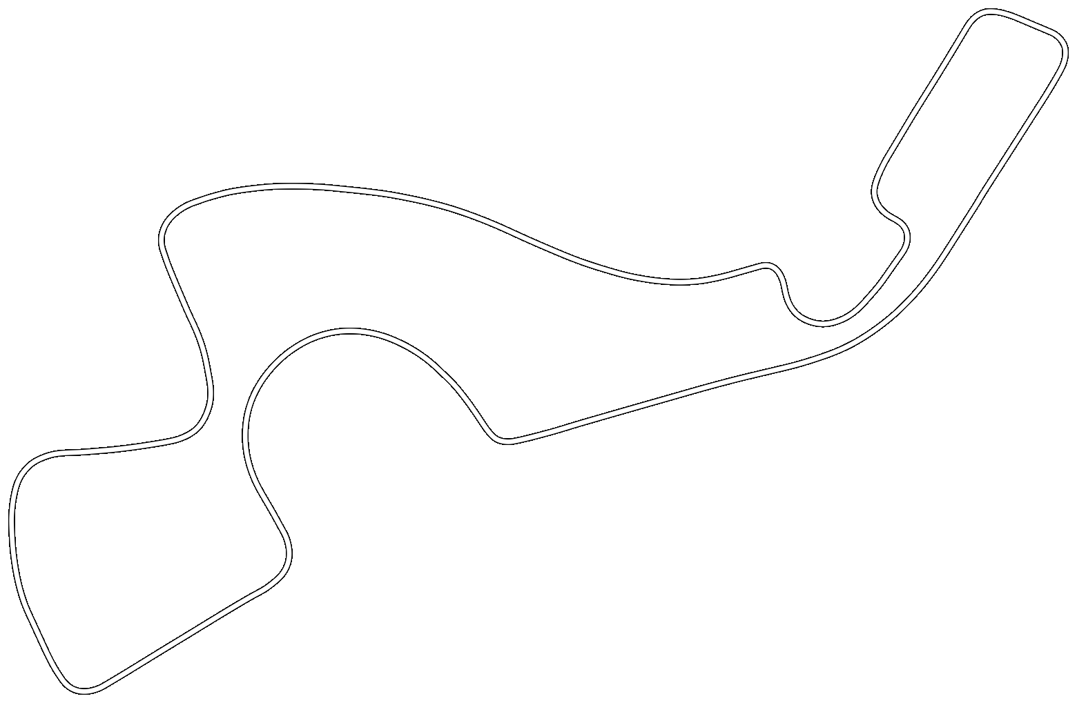 Схема трассы Sochi Autodrom