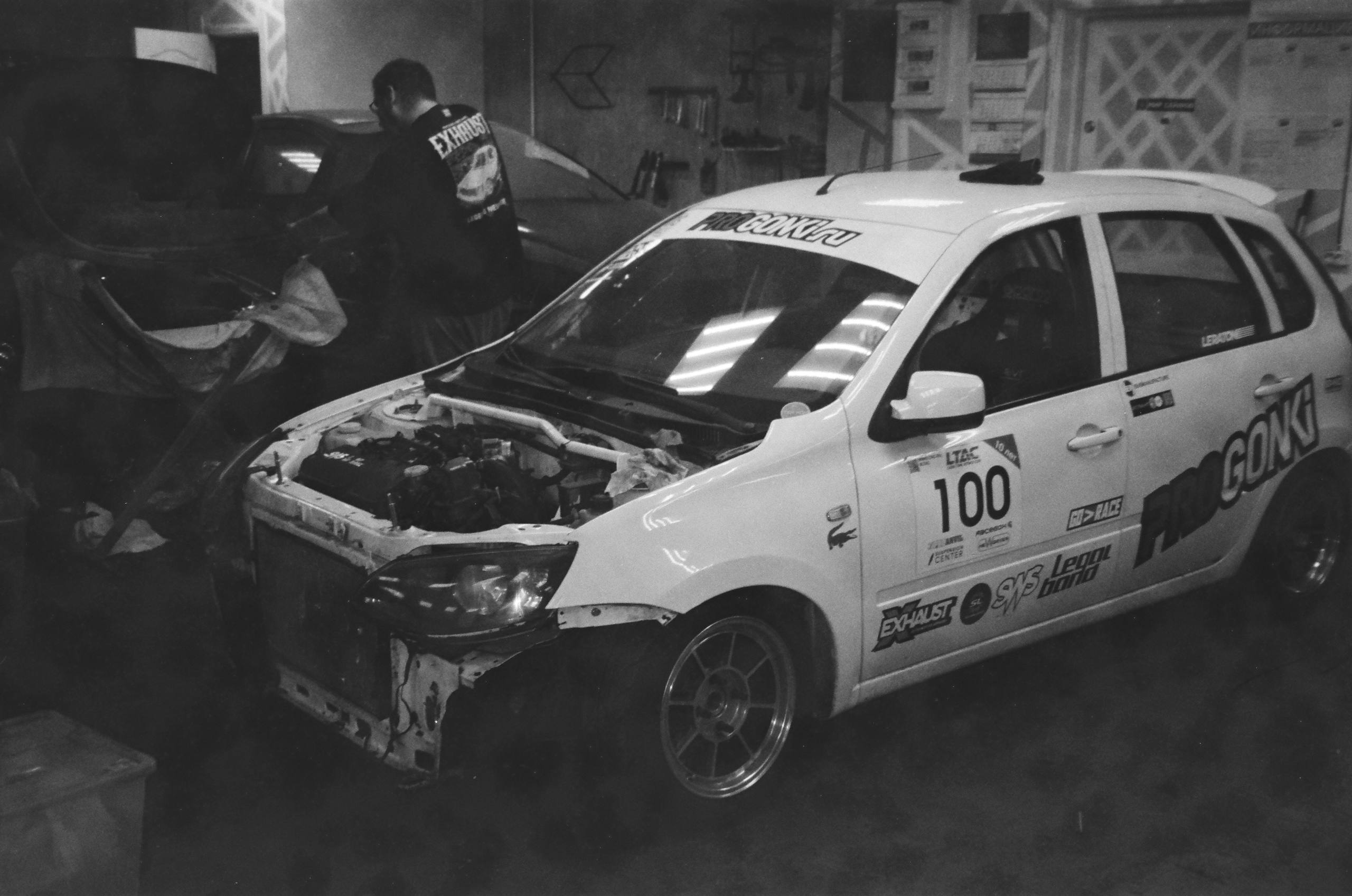 Тестовые заезды на Peugeot во время подготовки
